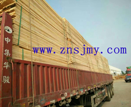 广东江门彭总预订的铁杉建筑木方整车已发货，请注意查收！