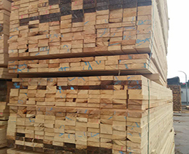 4*8*4M的铁杉建筑木方整车发往陕西